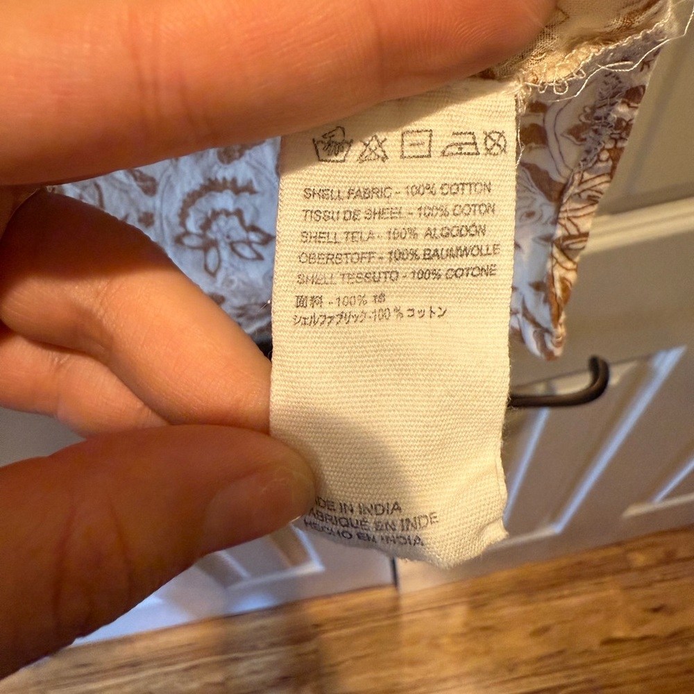 Cleobella Brown and Cream Floral Blouse - Picture 4 of 6